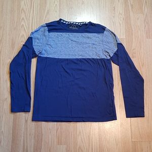 Tailored Clothier Long Sleeve Color Block T-Shirt